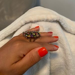 Beautiful ring composed of natural stones